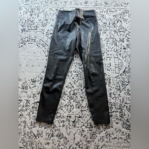 Abercrombie & Fitch Black Leather Leggings